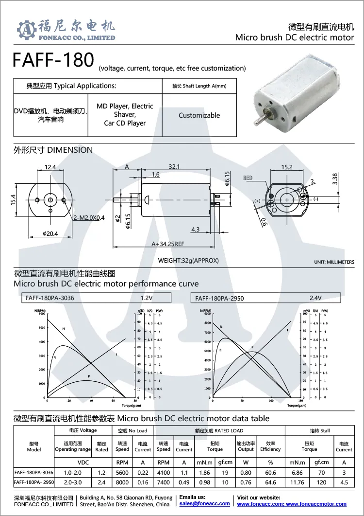 ff-180 20 mm Mikrobürsten-DC-Elektromotor.webp