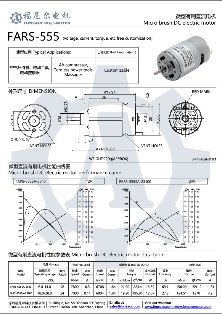 rs-555 36 mm Mikrobürsten-DC-Elektromotor.webp