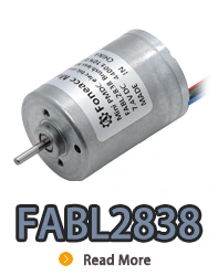 BL2838I, BL2838, B2838M, 28 mm kleiner innerer rotor bürstenloser DC -Elektromotor.webp