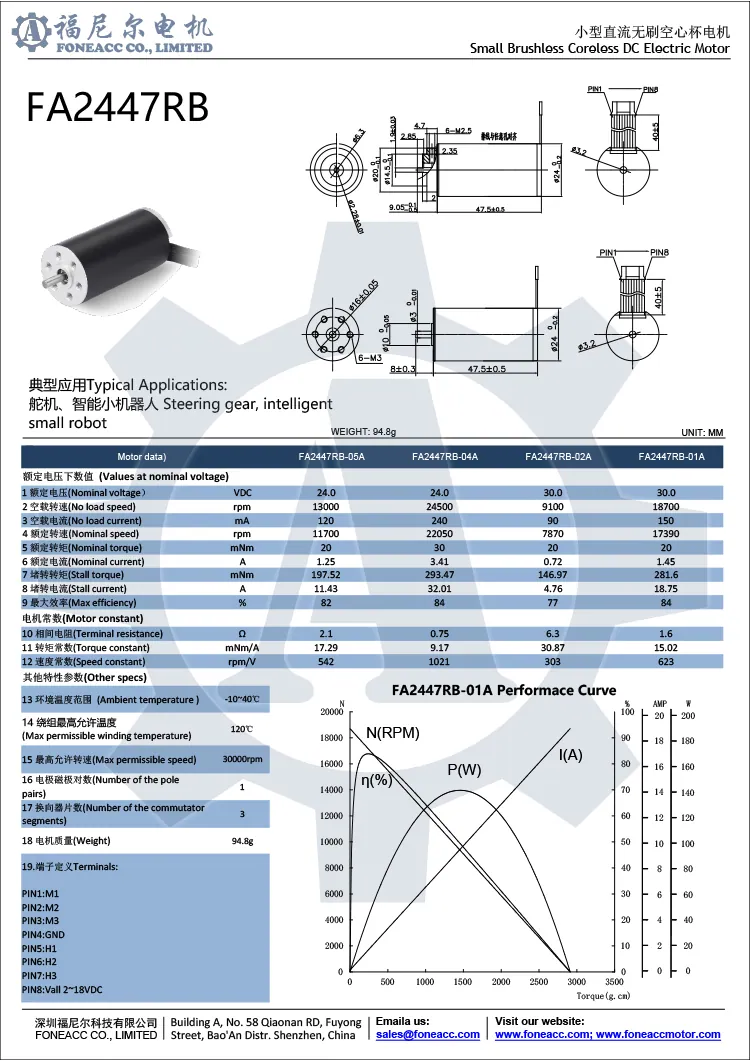 2447rb 24 mm kernloser bürstenloser Mikro-Gleichstrom-Elektromotor.webp