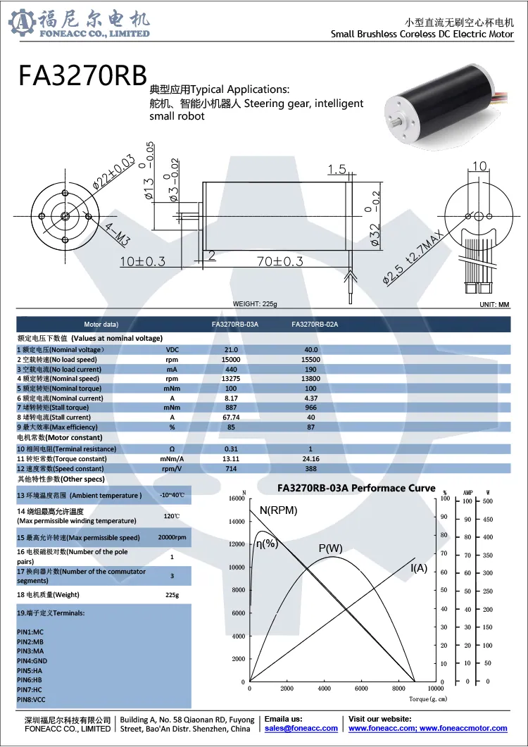 3270rb 32 mm kernloser bürstenloser Mikro-Gleichstrom-Elektromotor.webp