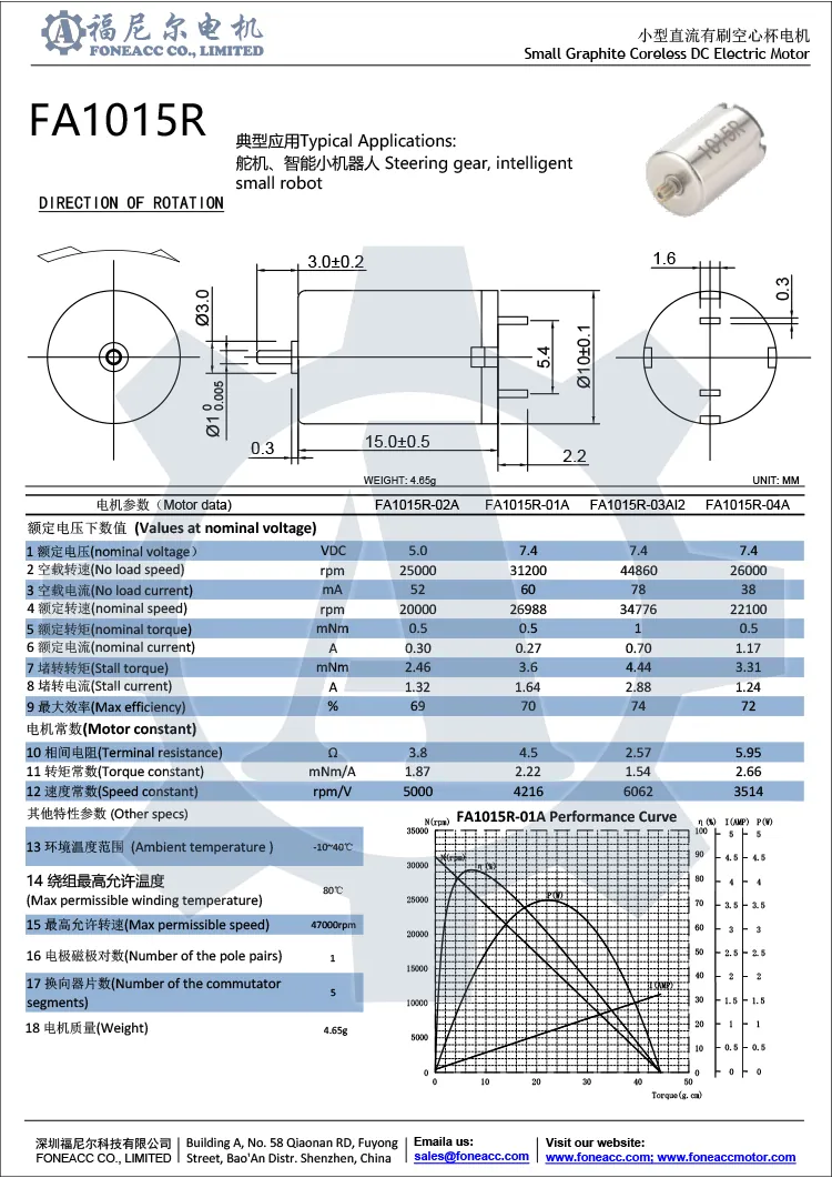 1015r 10 mm kernloser Mikrobürsten-DC-Elektromotor.webp