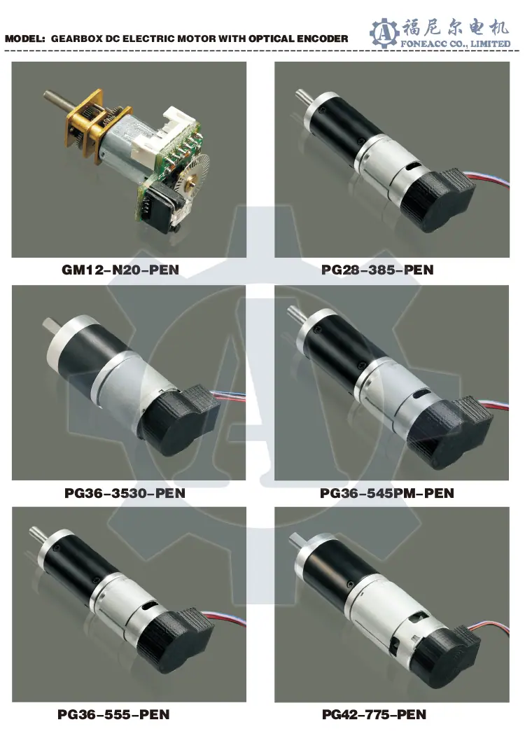 kleine Getriebemotoren mit optischem Encoder.webp